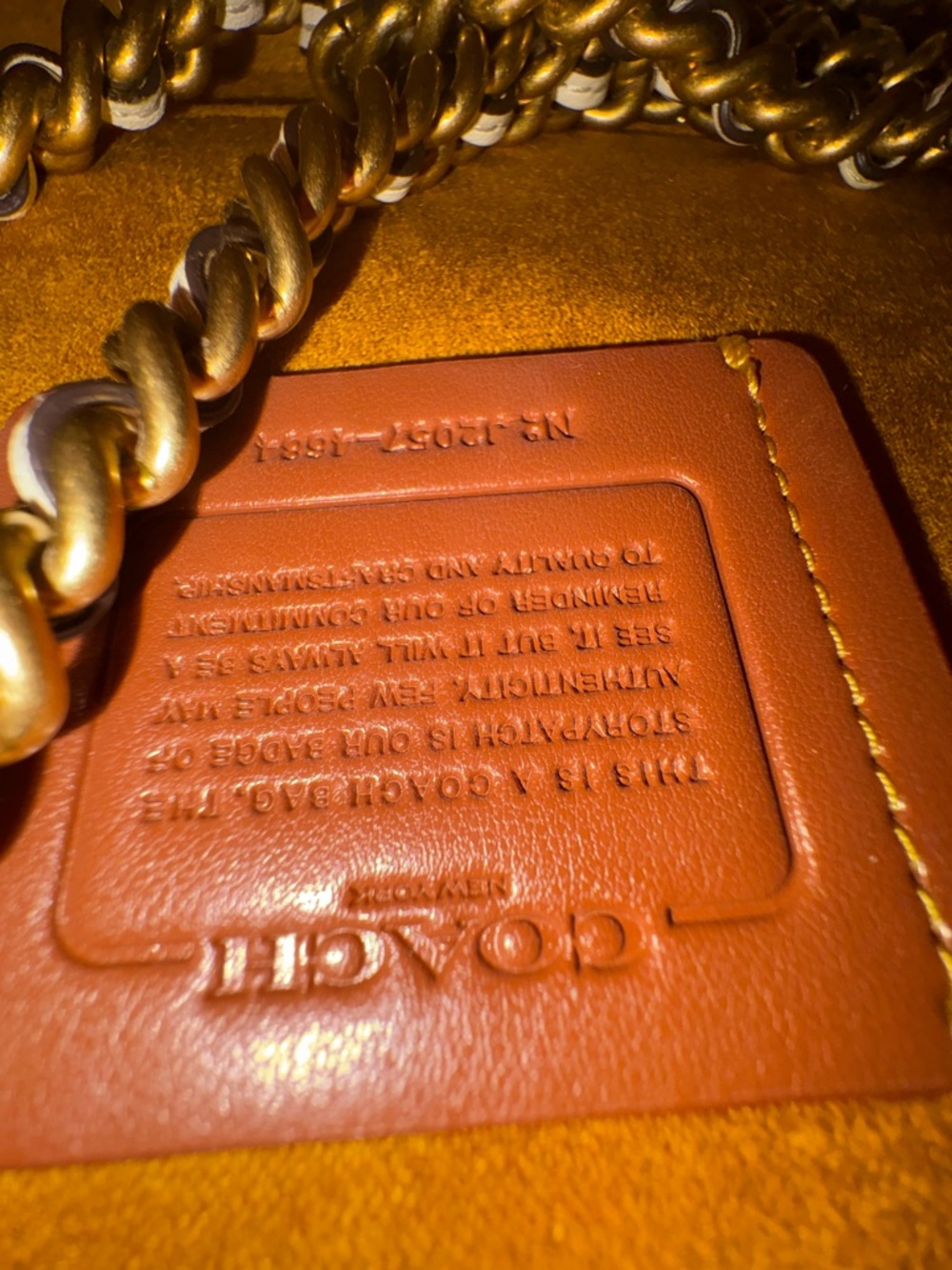 Coach Madison Bag in Cream - Picture 8 of 8